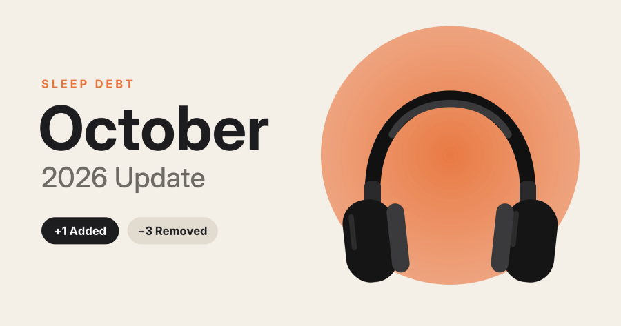 Headset pic with 3 items removed and 1 item added. No details.